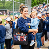 Baseball Mama Canvas Tote Bag