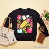 Floral School Sweatshirt