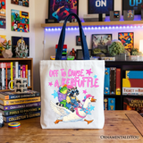 Off To Cause A Kerfuffle Canvas Tote Bag