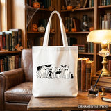 Teacher Ghost Halloween Tote Bag