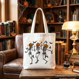 Dancing Skeletons Canvas Tote Bag