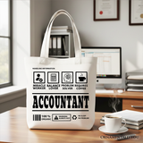 Accountant Nutrition Facts Canvas Tote Bag