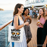 Birthday Cruise Squad Canvas Tote Bag