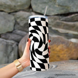 Swirl Checkerboard 20oz Tumbler