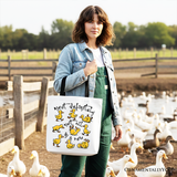 Not All In A Row Canvas Tote Bag