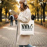 I Just Gotta Be Me Penguin Canvas Tote Bag