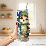 Kawaii Cat Kaiju City Destroyer 20oz Tumbler