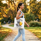 Lemon Squeezy Raccoon Tote Bag