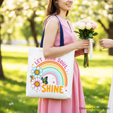 Let Your Soul Shine Canvas Tote Bag