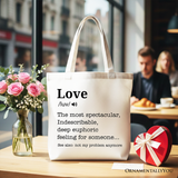 Love Definition Canvas Tote Bag