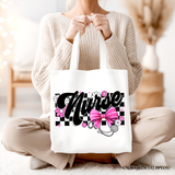 Nurse Canvas Tote Bag