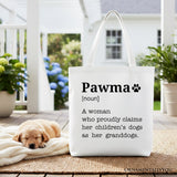 Pawma Definition Canvas Tote Bag