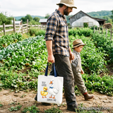 Silly Goose Serious Dad Canvas Tote Bag