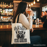 Unhinged And Feral Canvas Tote Bag