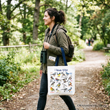 Whimsical Bird Canvas Bag