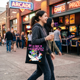 Off To Cause A Kerfuffle Canvas Tote Bag