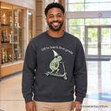Off To Teach First Grade Frog Sweatshirt