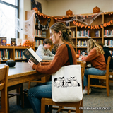 Teacher Ghost Halloween Tote Bag