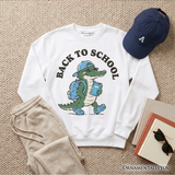 Back To School Alligator Fleece Sweatshirt