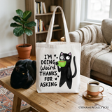 Doing Weird Canvas Tote Bag