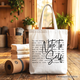 Note To Self Canvas Tote Bag