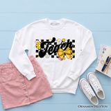 Teach Checked Sweatshirt