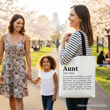 Aunt Definition Canvas Tote Bag
