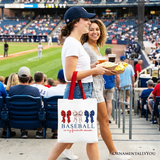 Baseball Is My Favorite Season Canvas Tote Bag