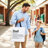Dad Definition Canvas Tote Bag