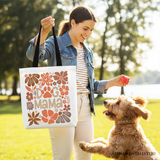 Dog Mama Canvas Tote Bag