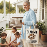 Glammy Leopard Canvas Tote Bag