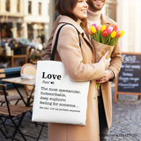 Love Definition Canvas Tote Bag