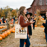 Just A Spooky Canvas Tote Bag