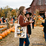 Halloween Ghost Canvas Tote Bag