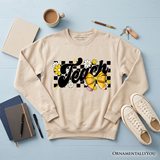 Teach Checked Sweatshirt