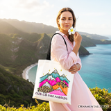 Faith Can Move Mountains Canvas Tote Bag