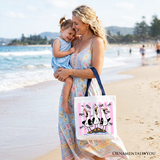 Seagull Mom Canvas Tote Bag