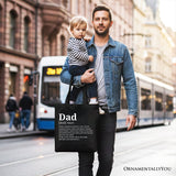 Dad Definition Canvas Tote Bag