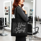 Hair Stylist Definition Canvas Tote Bag