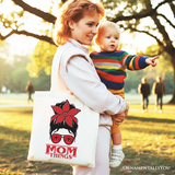 Mom Things Canvas Tote Bag