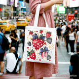 Patriotic Strawberries Tote Bag