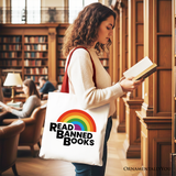 Read Banned Books Canvas Tote Bag