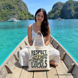 Respect the Locals Turtles Tote Bag