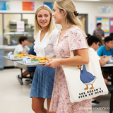 She Doesnt Even Go Here Canvas Tote Bag