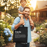 Uncle Definition Canvas Tote Bag