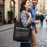 Work Bestie Definition Canvas Tote Bag