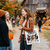 Chick Or Treat Chicken Canvas Tote Bag