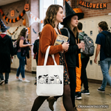 Teacher Ghost Halloween Tote Bag