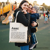 Aunt Definition Canvas Tote Bag