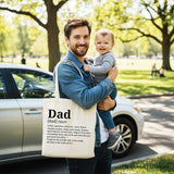 Dad Definition Canvas Tote Bag